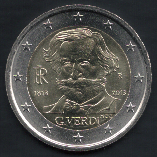 2 euro italiani commemorativi 2013