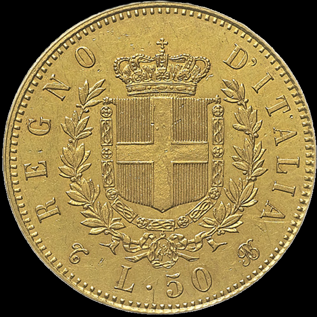 50 lire 1864