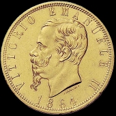 100 lire braso Vtor Emanuel II