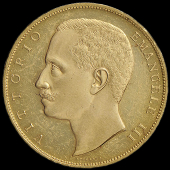 100 lire Savoyard eagle Victor Emmanuel III