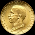 100 lire bow Victor Emmanuel III