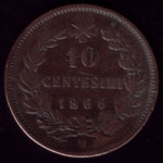10 cents value Victor Emmanuel II