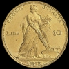 10 lire plough Victor Emmanuel III