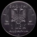 1 lek Albania Vtor Emanuel III