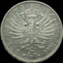 2 lire Savoyard eagle Victor Emmanuel III