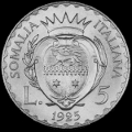 5 lire Somalia Vctor Manuel III