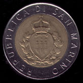 Nova moedas de San Marino