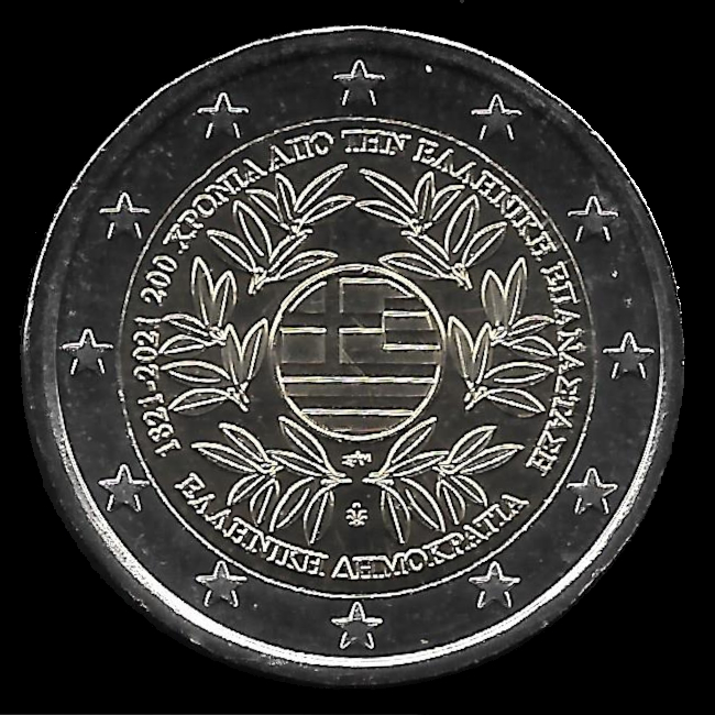 2 Euro Commemorative of Greece 2021