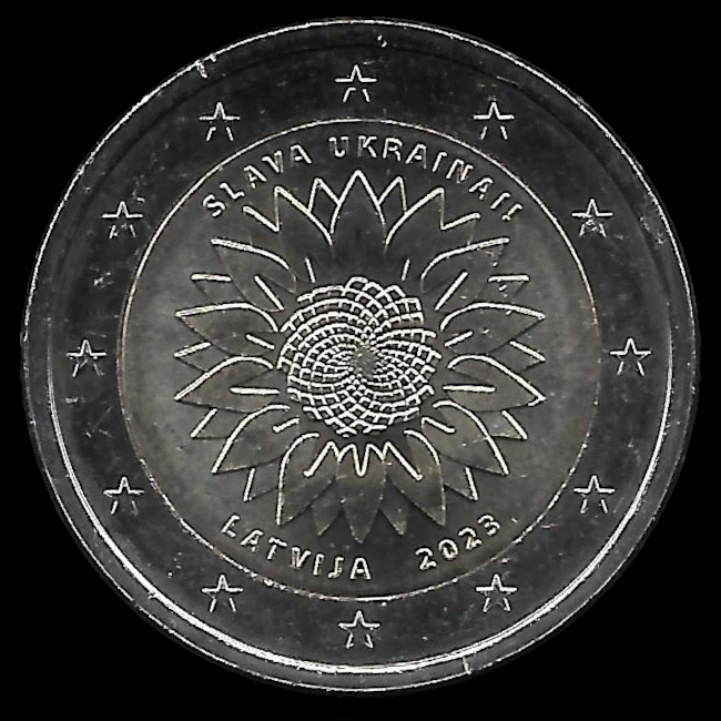 2 Euro Lettonia 2023