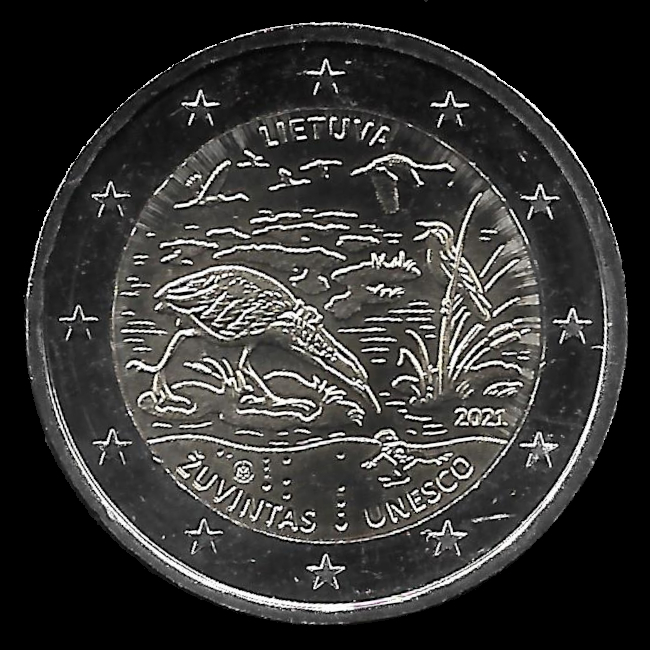 2 Euro Gedenkmünze von Litauen 2021