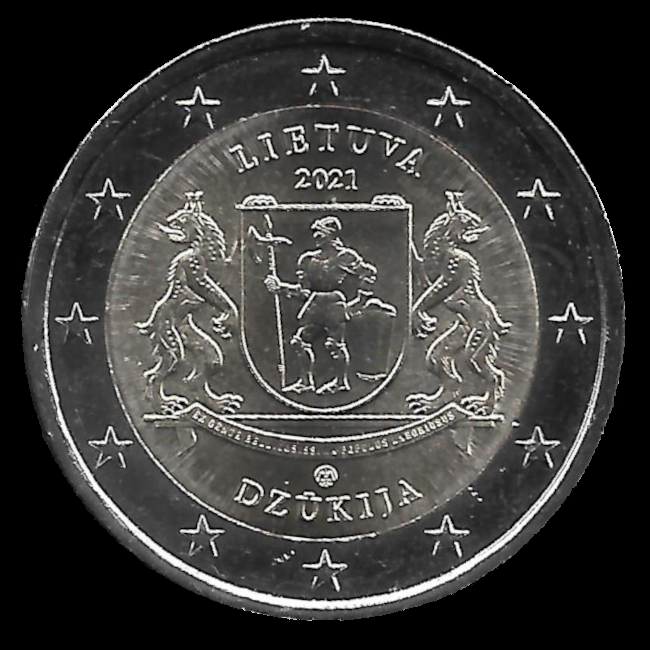 2 Euro Gedenkmünze von Litauen 2021