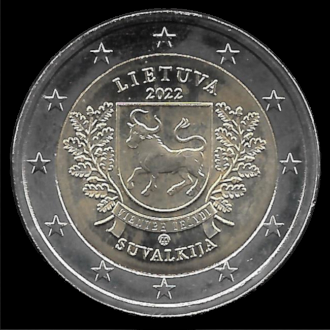 2 Euro Gedenkmünze von Litauen 2022