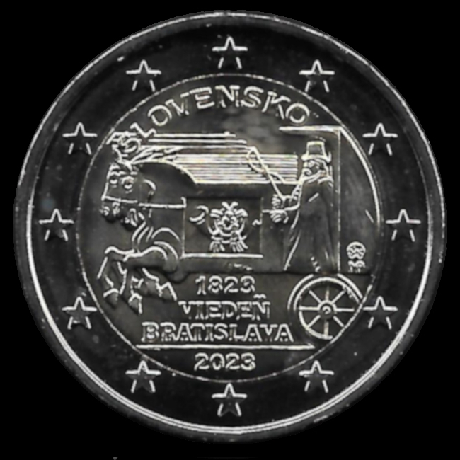 2 Euro Gedenkmünze von der Slowakei 2023