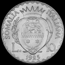 10 lire Somaliland Vtor Emanuel III