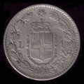 1 lira coat of arms Humbert I