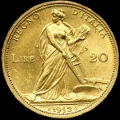 20 lire plough Victor Emmanuel III