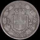2 lire coat of arms Humbert I