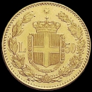 50 lire Wappen Humbert I