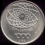 1000 lire argent